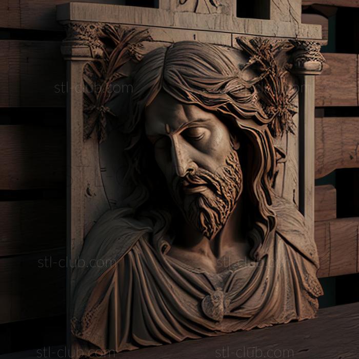 3D model st jesus (STL)